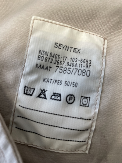NL BDU BROEK Desert origineel