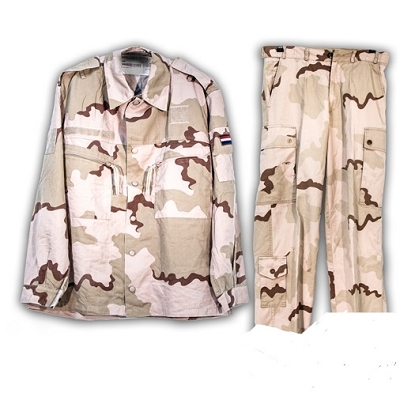 NL BDU Set Desert broek en jas origineel gebruikt !