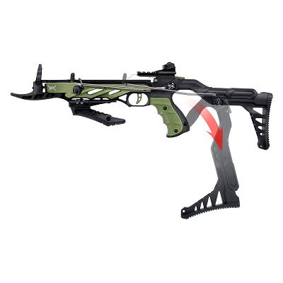 Pistool kruisboog Alligator OLIVE of Zwart