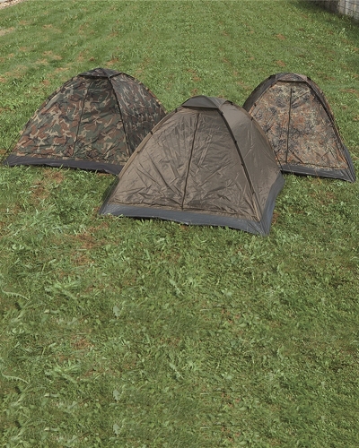 Tent camouflage Basic 3 persoons of 2 en veel bagage !