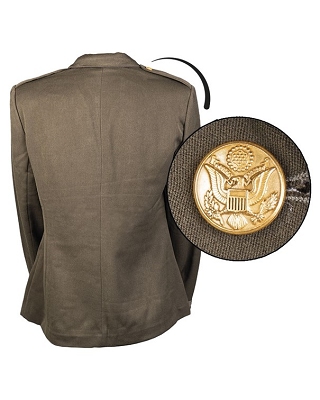US JACKET WOOL WOMEN´S OD