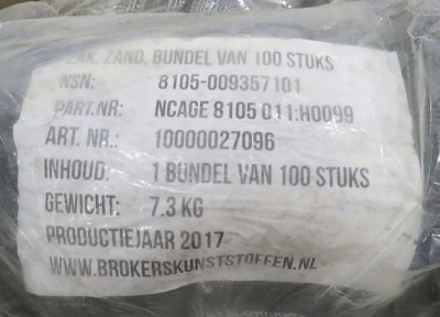 Zandzak NL Defensie groen