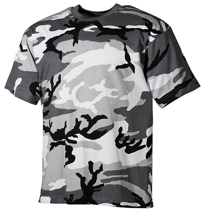 Camouflage T-shirt Urban  van 100% katoen