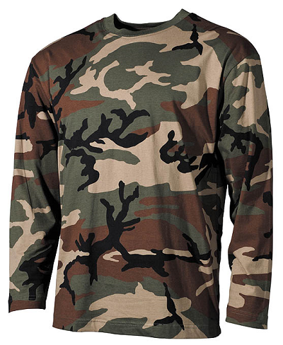 T-shirt lange mouw Long Sleeve Woodland