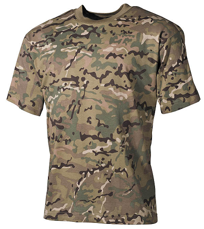 US Camouflage T-shirt van 100% katoen