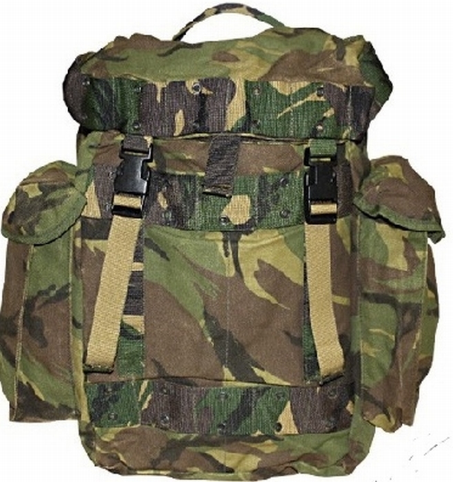 Promoten gekruld Verward Rugzak Daypack NL leger camouflage als Nieuw !