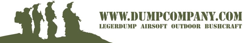 Logo Dump Company - Legerdump - Armydump - Legerstock - Outdoor Bestel online !